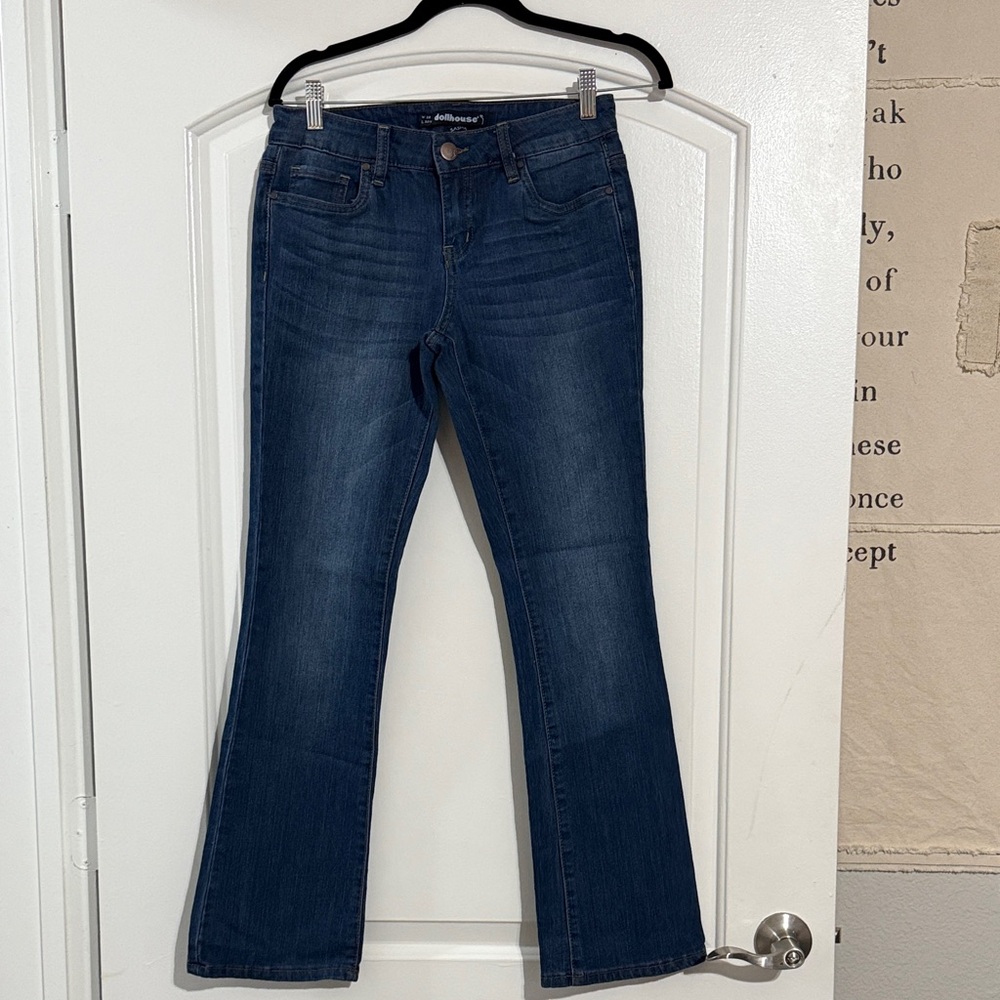 Dollhouse Dark Blue Flare Jeans